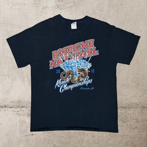 Diamond National Karate Championships T-Shirt Mens Large Streetwear Graphic Tee‎